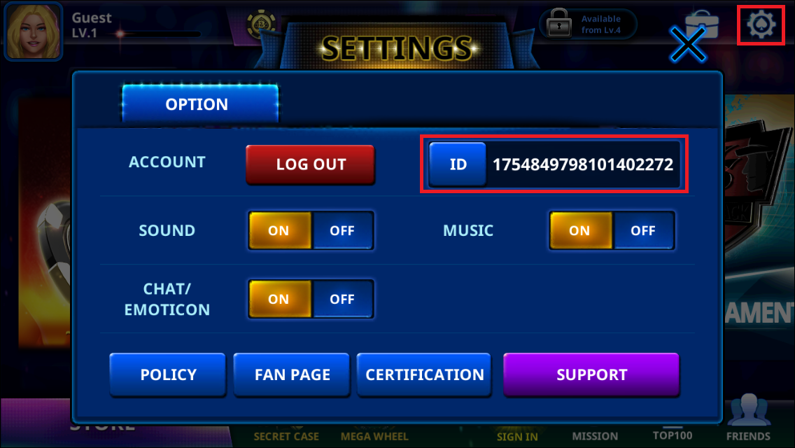 Where can i find my uid neon games
